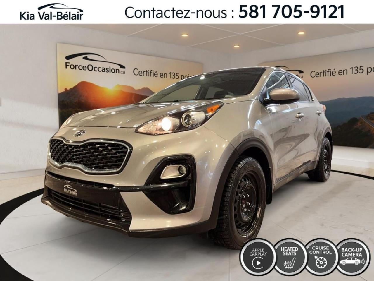 Used 2022 Kia Sportage LX *SIÈGE CHAUFFANT *CAMÉRA RECUL *CARPLAY *CRUISE for sale in Québec, QC