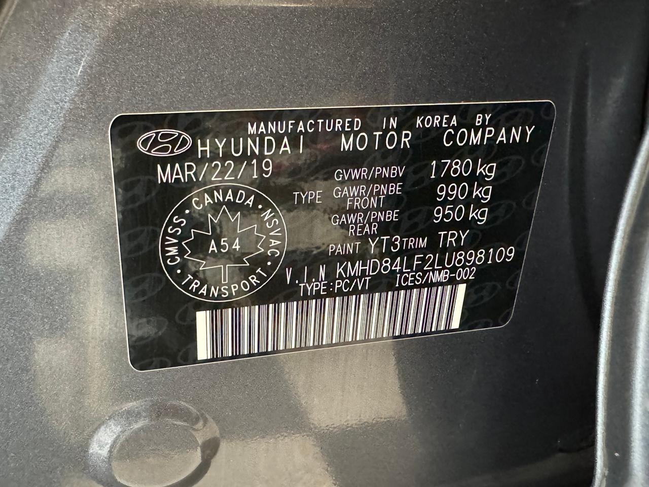 2020 Hyundai Elantra Ultimate+Adpative Cruise+GPS+Roof+GPS+New Tires Photo