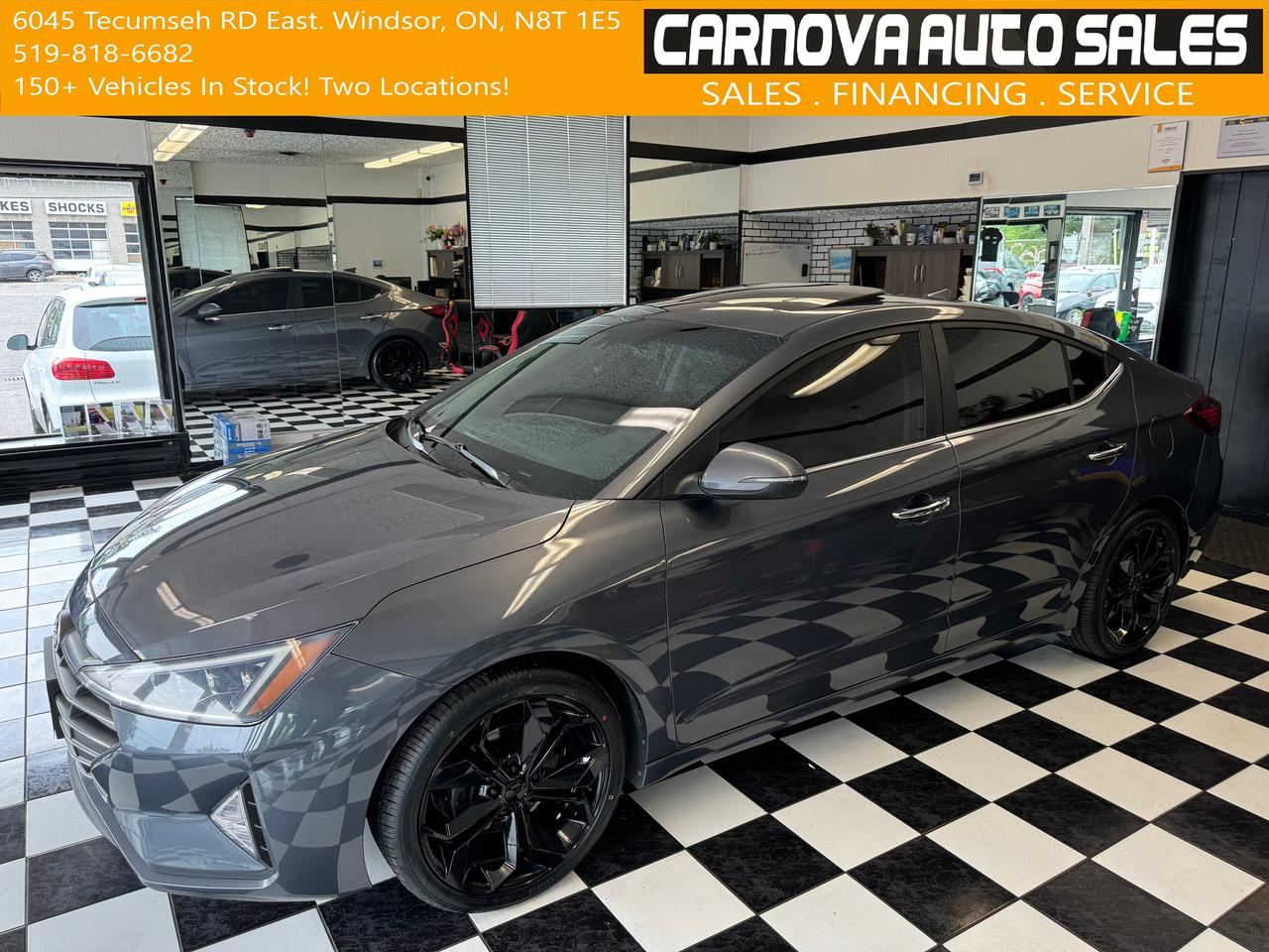 2020 Hyundai Elantra Ultimate+Adpative Cruise+GPS+Roof+GPS+New Tires Photo0