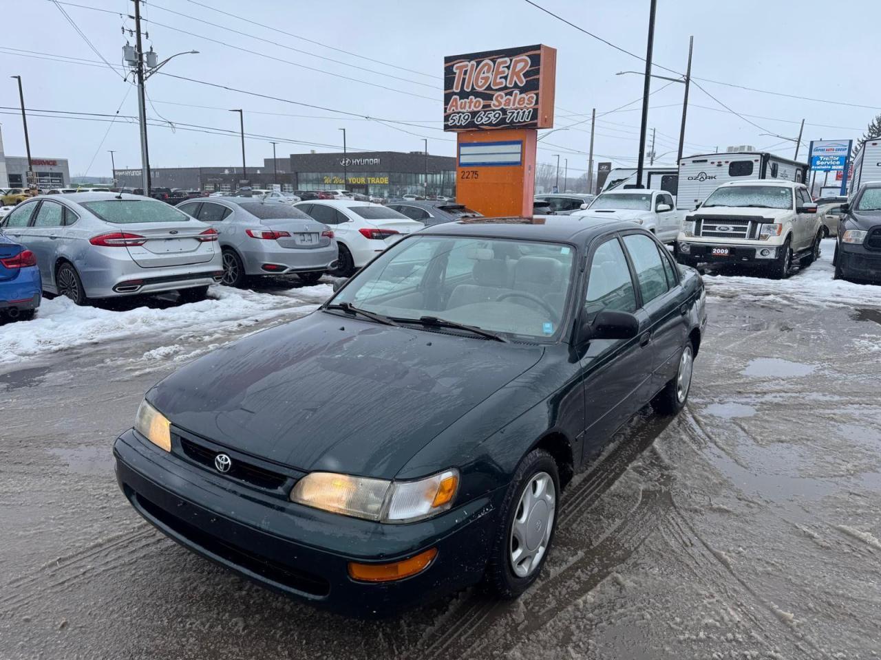 1997 Toyota Corolla DX, AUTO, ONLY 111KMS, RUNS GREAT, RELIABLE, AS IS