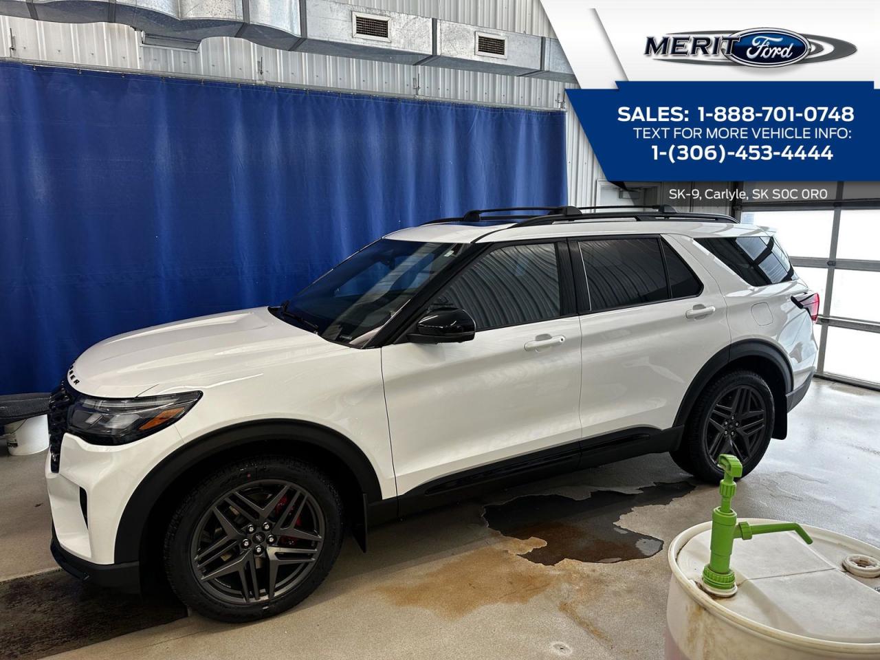 New 2025 Ford Explorer ST -V6, 4WD, Remote Start +MORE for sale in Carlyle, SK