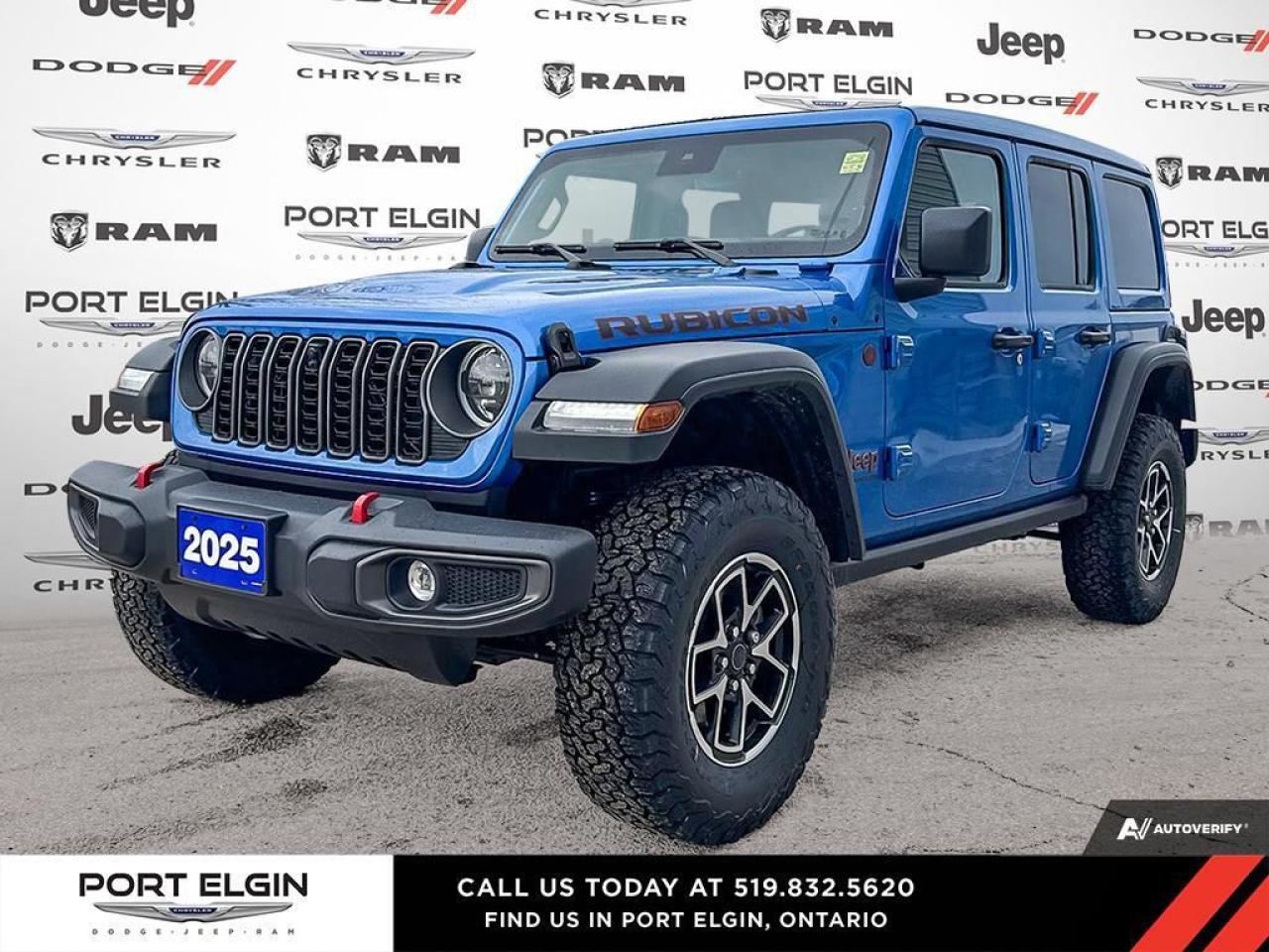 New 2025 Jeep Wrangler 4-Door Rubicon for sale in Port Elgin, ON