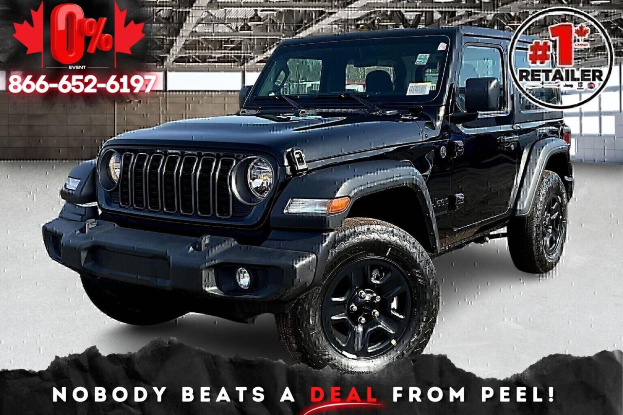 New 2025 Jeep Wrangler SPORT 2DR | Auto | Hardtop | Power Windows & Locks for sale in Mississauga, ON