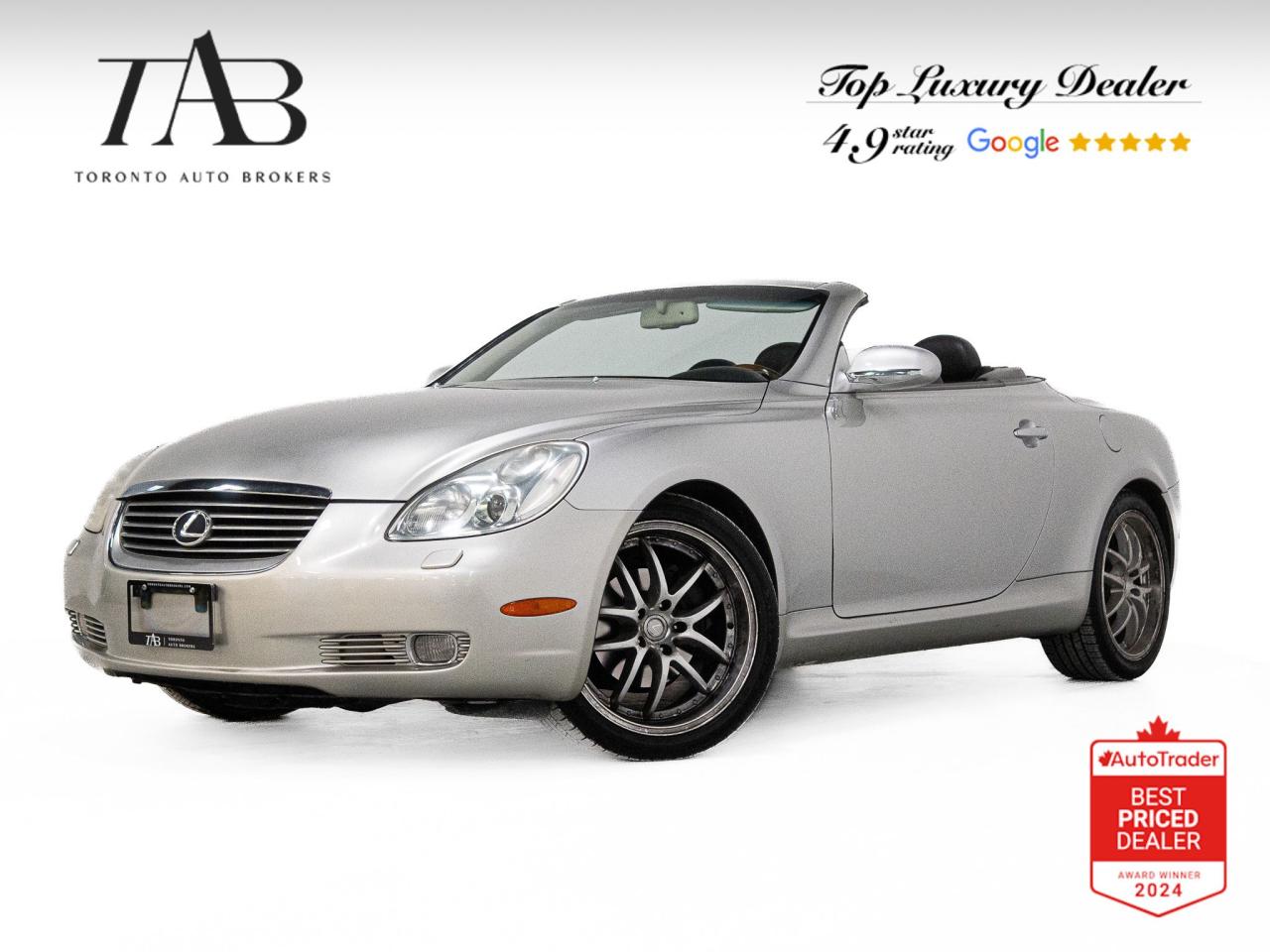 Used 2002 Lexus SC 430 CONVERTIBLE | MARK LEVINSON | for sale in Vaughan, ON