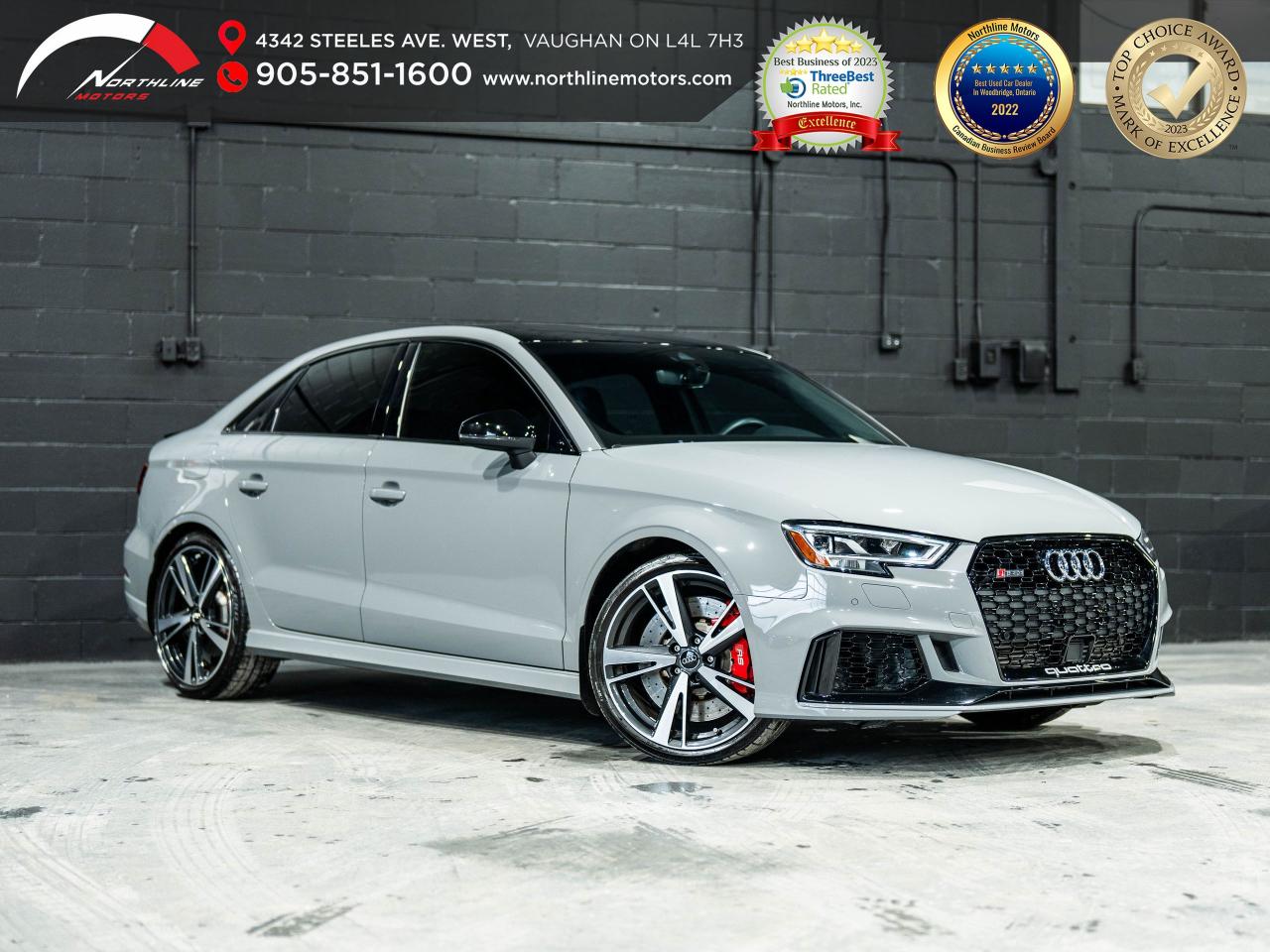 Used 2019 Audi RS 3 Sedan 2.5 TFSI quattro/CLEAN CARFAX for sale in Vaughan, ON