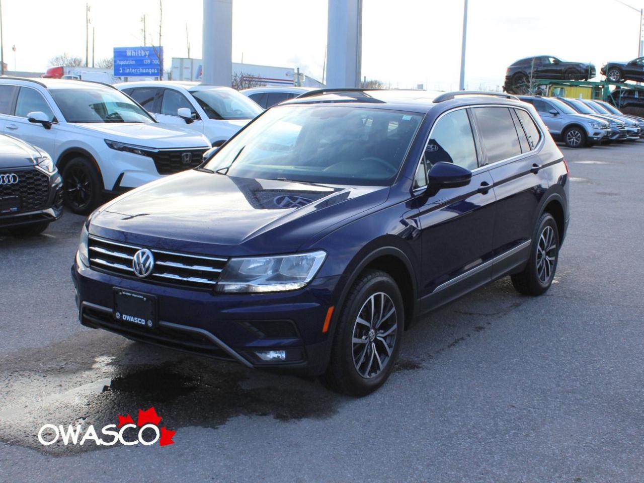 Used 2021 Volkswagen Tiguan 2.0L Comfortline! Great kms! Clean CarFax! for sale in Whitby, ON