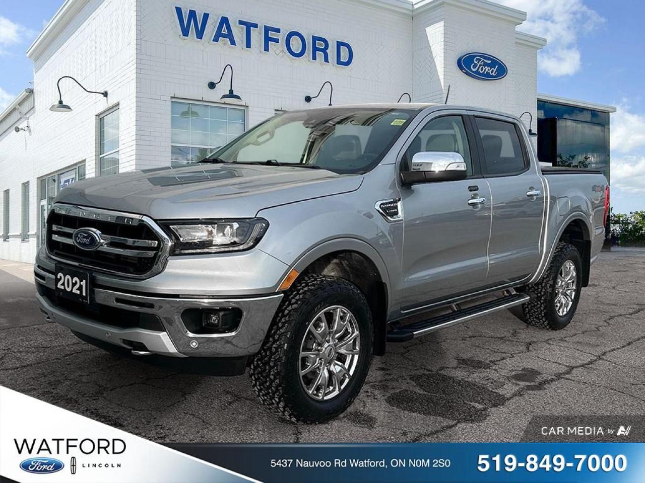 Used 2021 Ford Ranger LARIAT cabine SuperCrew 4RM caisse de 5 pi for sale in Watford, ON