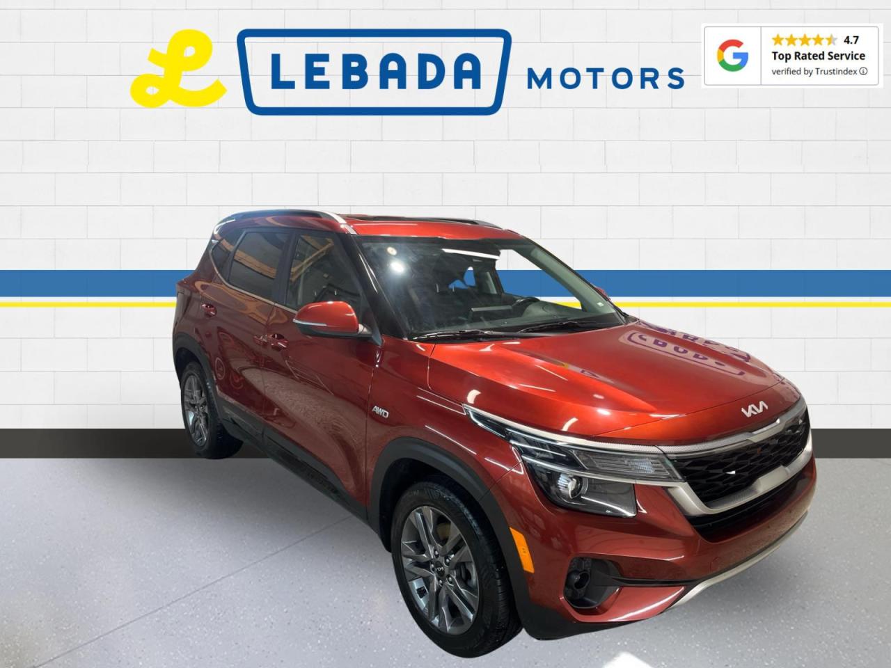 Used 2022 Kia Seltos EX AWD * Leather * Sunroof * Remote Start System * Apple CarPlay/ Android Auto * Rear View Camera * Lane Assist * Blind Spot Assist * Parking Assist * for sale in Cambridge, ON