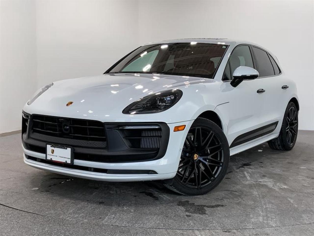 Welcoming this thrilling 2023 Porsche Macan GTS, finished in striking Carrara White Metallic with a sleek Black Leather Interior Package. This high-performance SUV is equipped with the Premium Plus Package, Sport Chrono Package, Porsche Torque Vectoring Plus (PTV Plus), and Surround View. Additional highlights include a Sport Chrono Stopwatch Dial in White, a Heated GT Sport Steering Wheel with Trim in Matte Carbon Fiber, Panoramic Roof System, Heated Seats (Front and Rear), Ventilated Seats (Front), LED-Matrix Design Headlights in Black featuring Porsche Dynamic Light System Plus (PDLS+), Adaptive Cruise Control, and much more! This Local BC Vehicle has been meticulously kept by One Previous Owner with LOW KMS! This vehicle is a Porsche Approved Certified Pre-Owned Vehicle: 2 extra years of unlimited mileage warranty plus an additional 2 years of Porsche Roadside Assistance. All CPO vehicles have passed our rigorous 111-point check and reconditioned with 100% genuine Porsche parts. For more details or to schedule a test drive with one of our highly trained sales executives please call or send a website enquiry now before it is gone. 604-530-8911. Porsche Center Langley has won the prestigious Porsche Premier Dealer Award seven years in a row. We are centrally located just a short distance from Highway 1 in beautiful Langley, British Columbia. Our hope is to have you driving your dream vehicle soon. Please note that additional fees, including a $599 documentation fee & a $690 dealer prep fee, apply to all pre-owned vehicles. Dealer #40136