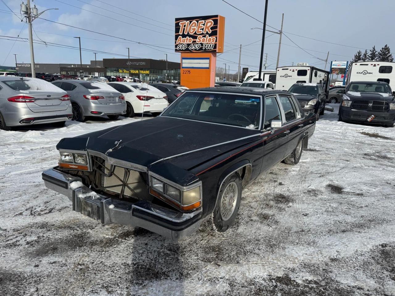 Used 1988 Cadillac Brougham RUNS GOOD, SOLID CAR, AS IS for sale in London, ON