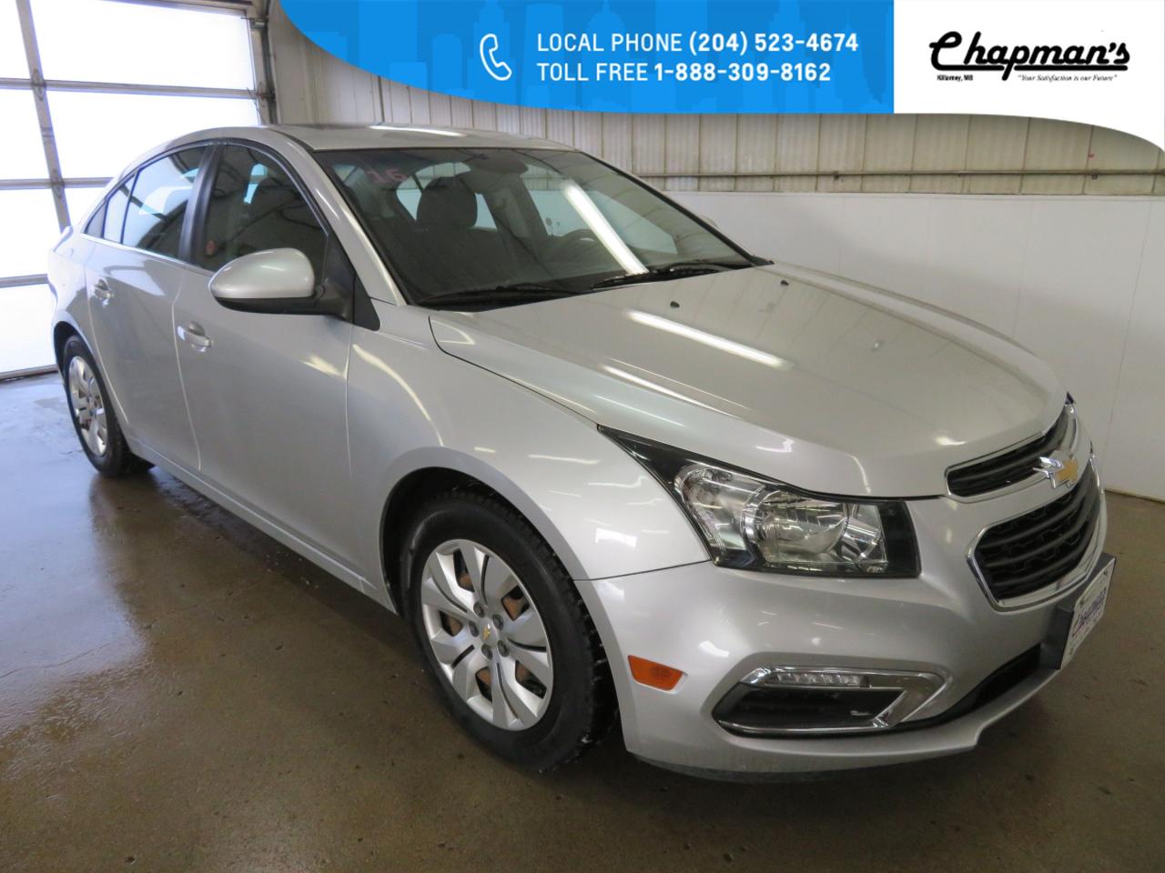 Used 2016 Chevrolet Cruze Limited 1LT Remote Start, Rear Vision Camera, Power Sliding Sunroof for sale in Killarney, MB