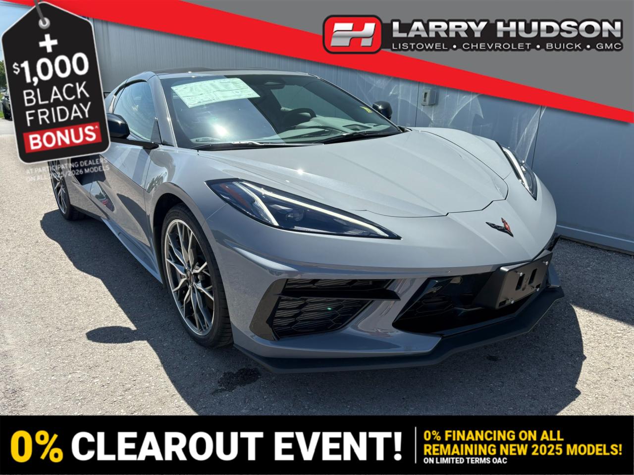 New 2025 Chevrolet Corvette Stingray for sale in Listowel, ON