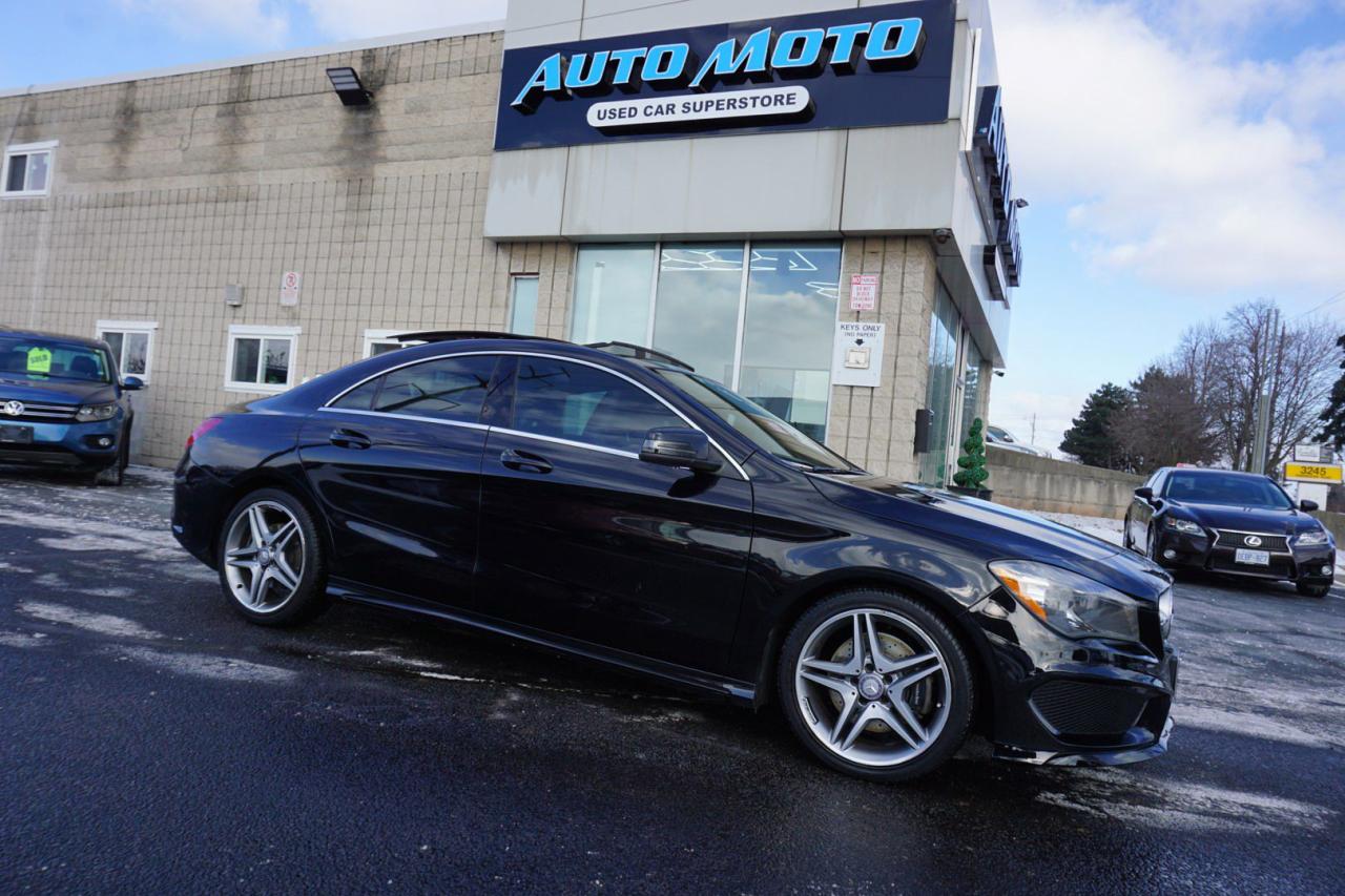 Used 2016 Mercedes-Benz CLA-Class CLA250 4MATIC CERTIFIED CAMERA NAV BLUETOOTH LEATHER HEATED SEATS SUNROOF CRUISE ALLOYS for sale in Burlington, ON