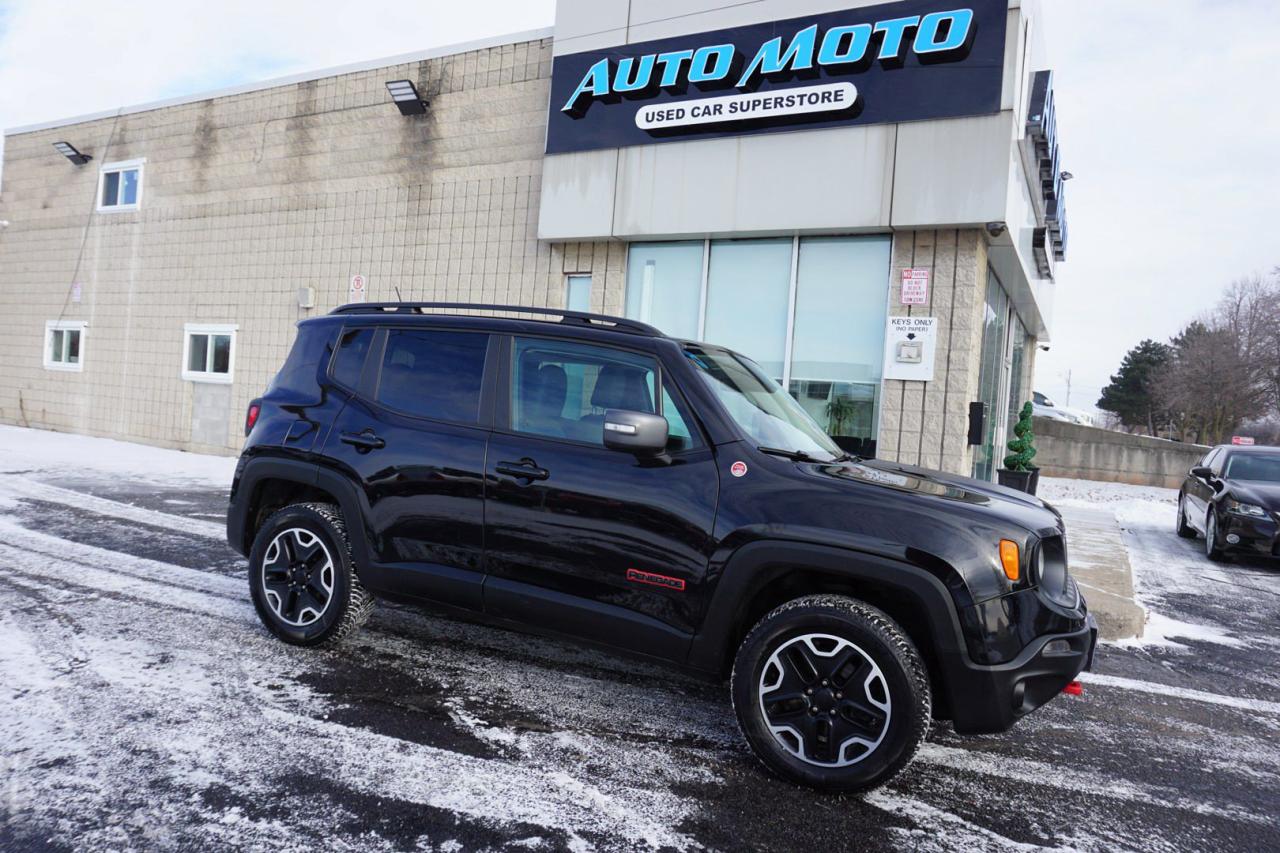 Used 2016 Jeep Renegade TRAILHAWK AWD CERTIFIED *1 OWNER*ACCIDENT FREE* CAMERA NAV BLUETOOTH LEATHER CRUISE ALLOYS for sale in Burlington, ON