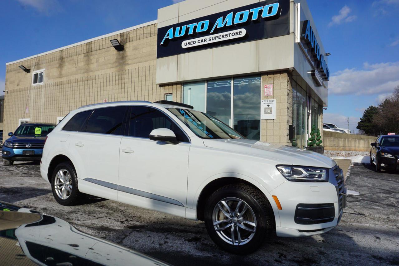 Used 2018 Audi Q7 V6 PROGRESSIV AWD CERTIFIED *1 OWNER*ACCIDENT FREE* CAMERA NAV BLUETOOTH LEATHER HEATED SEATS PANO ROOF CRUISE ALLOYS for sale in Burlington, ON