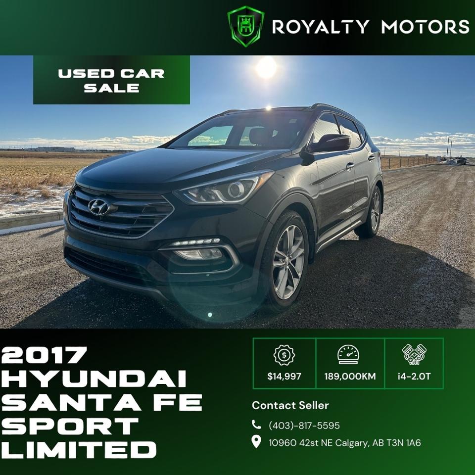 Used 2017 Hyundai Santa Fe Sport LIMITED - NO ACCIDENTS - UBER READY for sale in Calgary, AB