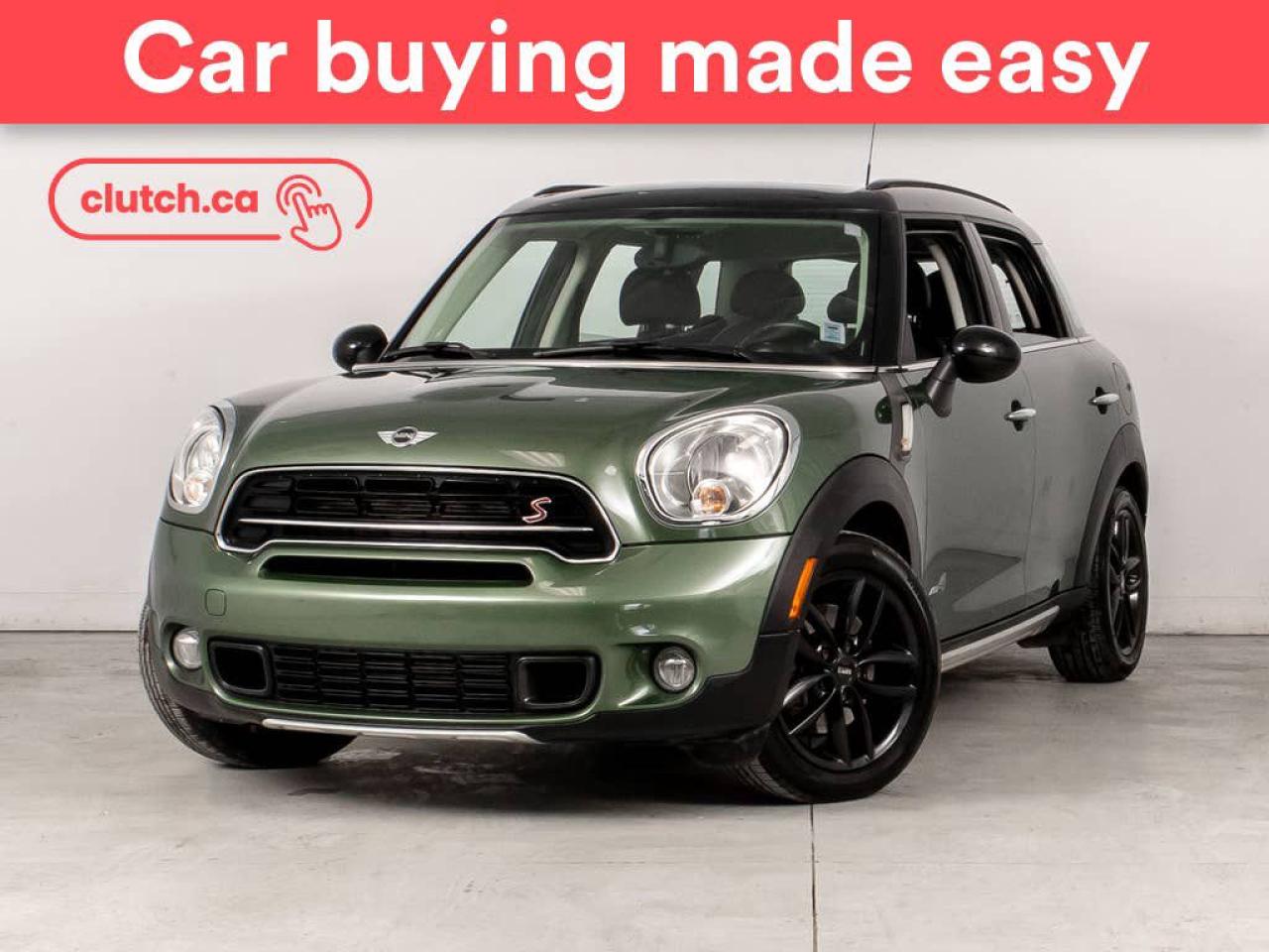 Used 2015 MINI Cooper Countryman ALL4 S AWD w/ A/C, Heated Front Seats, Dual Panel Sunroof for sale in Bedford, NS