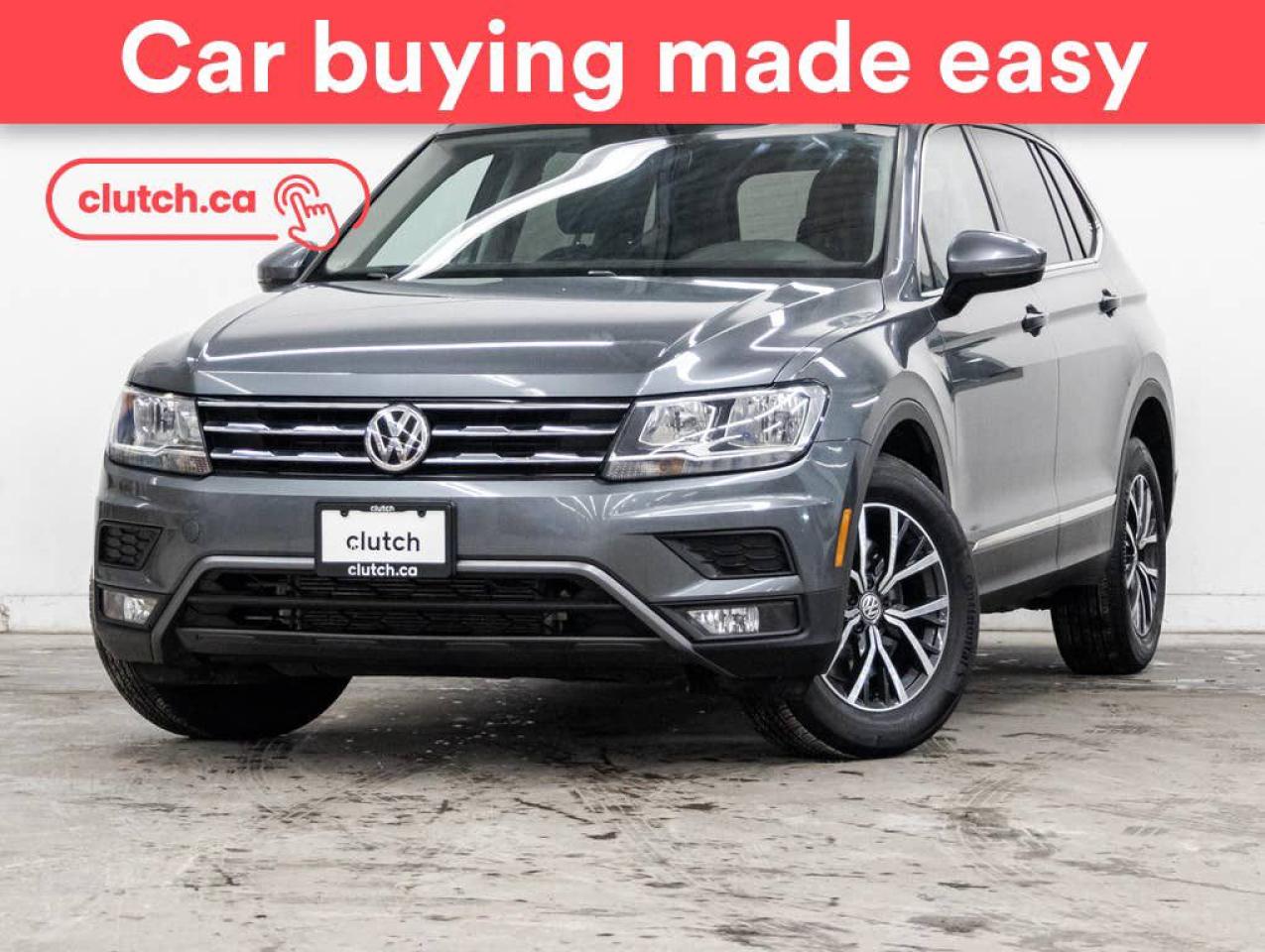 Used 2018 Volkswagen Tiguan Comfortline AWD w/ Apple CarPlay & Android Auto, Heated Front Seats, Rearview Camera for sale in Toronto, ON