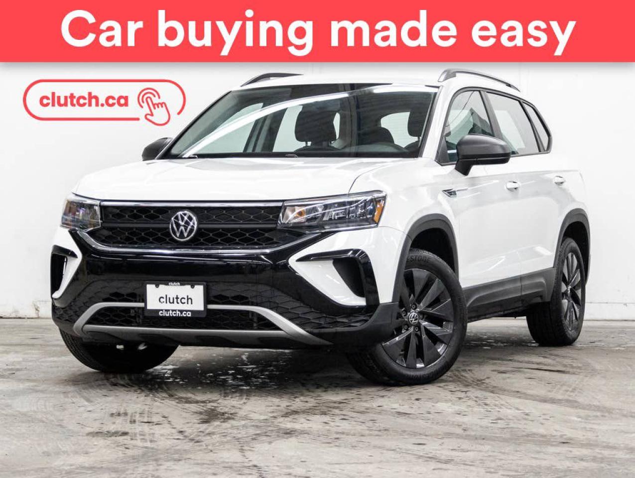 Used 2022 Volkswagen Taos Trendline w/ Apple CarPlay & Android Auto, Heated Front Seats, Rearview Camera for sale in Toronto, ON