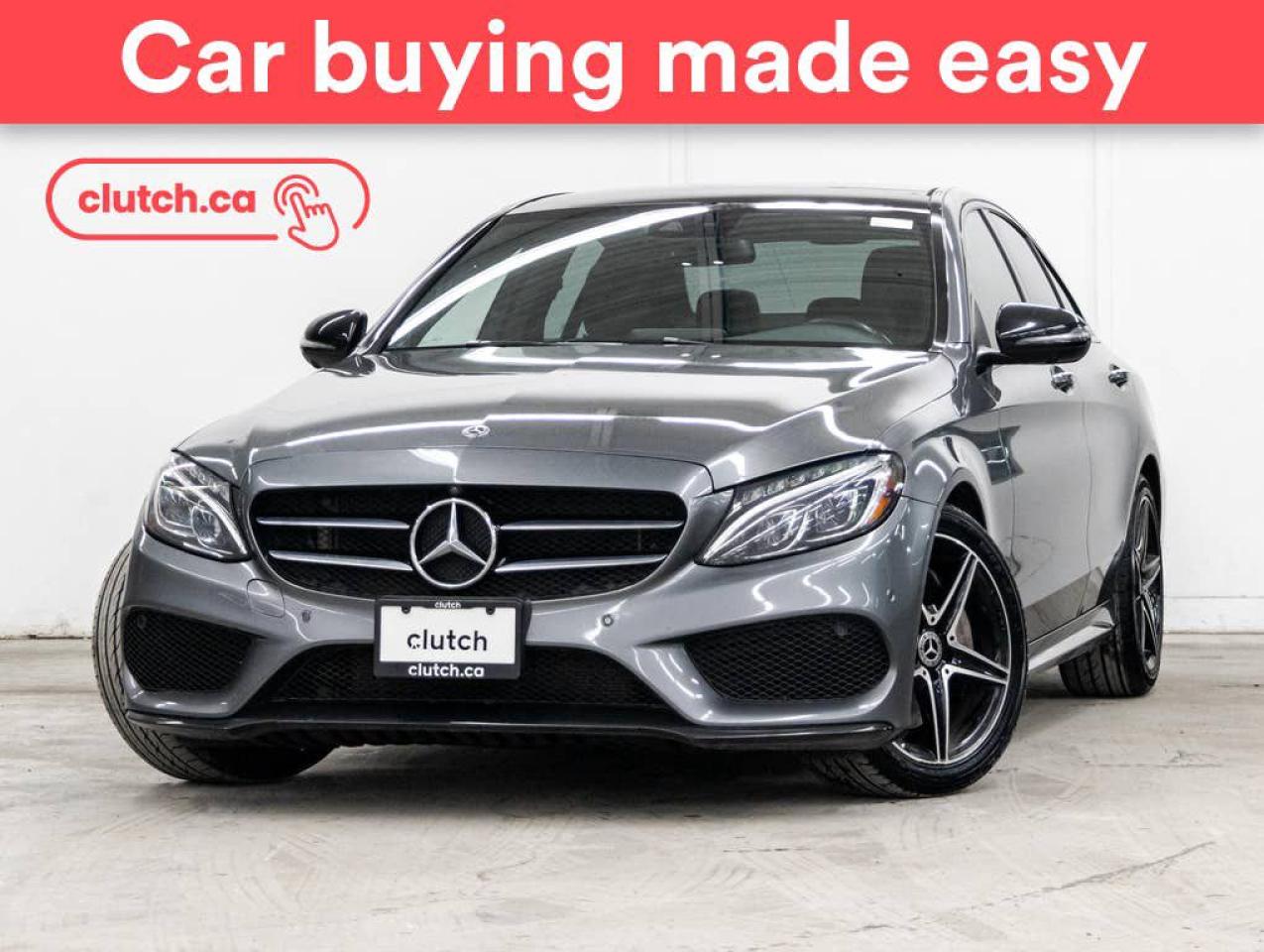 Used 2018 Mercedes-Benz C-Class C 300 4Matic AWD w/ Heated Steering Wheel, Heated Front Seats, Rearview Camera for sale in Toronto, ON