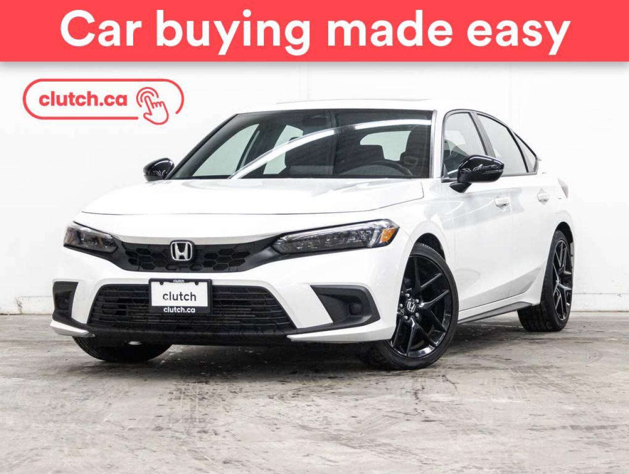 Used 2023 Honda Civic Sport w/ Apple CarPlay & Android Auto, Heated Steering Wheel, Heated Front Seats for sale in Toronto, ON