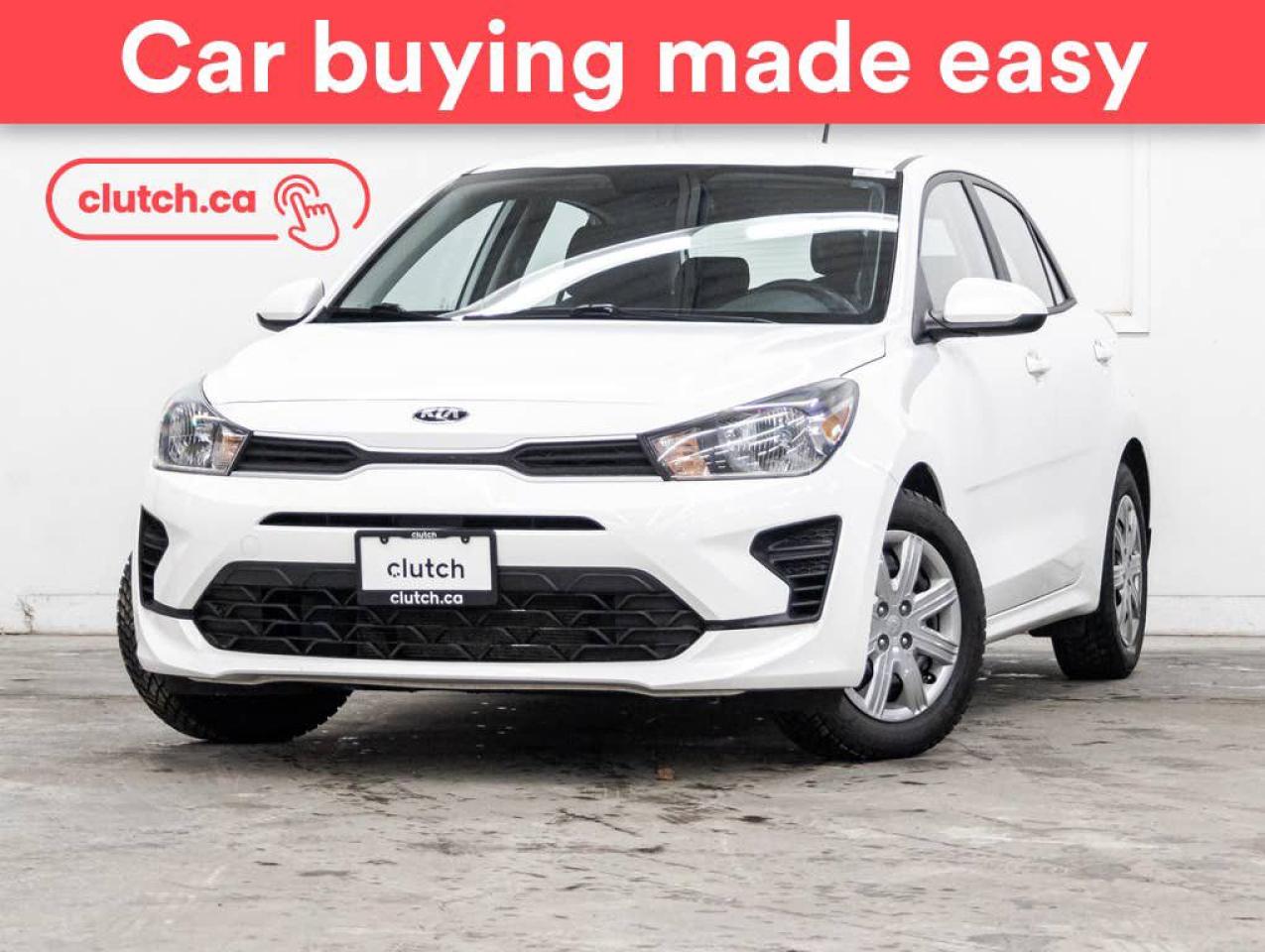 Used 2021 Kia Rio LX+ w/ Apple CarPlay & Android Auto, Heated Front Seats, Rearview Camera for sale in Toronto, ON