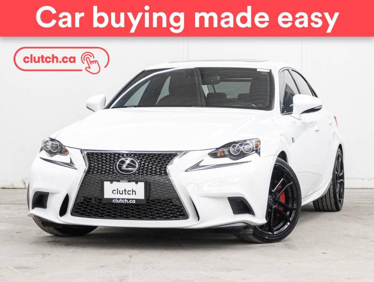 Used 2016 Lexus IS 350 AWD w/ F-Sport Pkg w/ Power Sunroof, Dual Zone A/C, Rearview Cam for sale in Toronto, ON