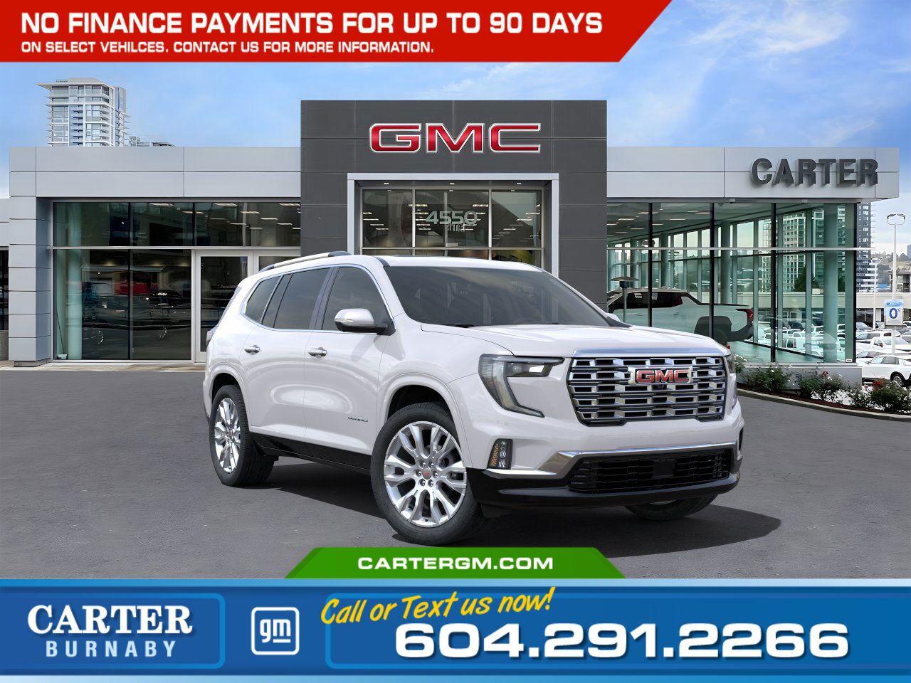 New 2025 GMC Acadia  for sale in Burnaby, BC