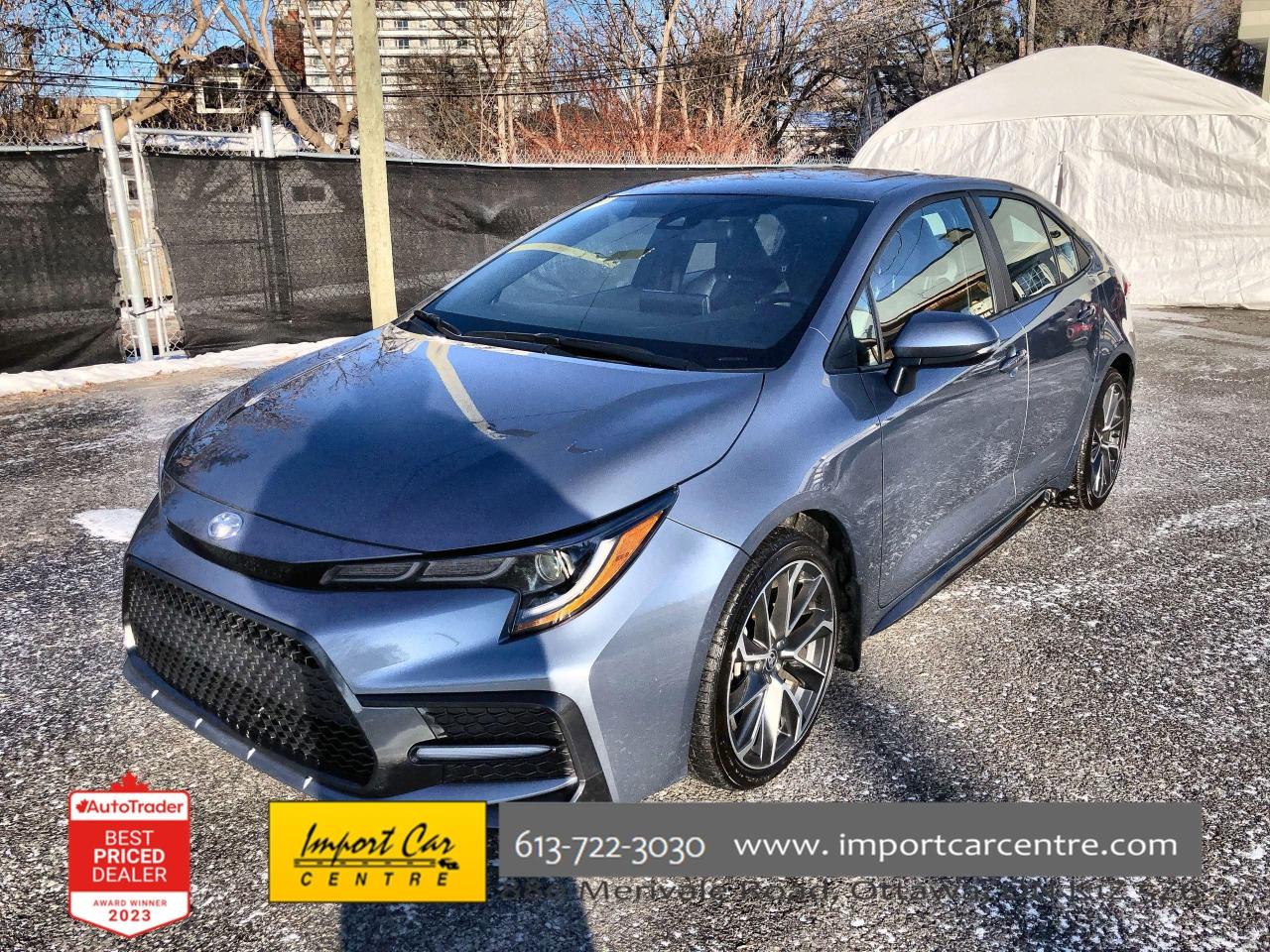 Used 2022 Toyota Corolla XSE XSE, SOFTEX/FABRIC, NAVI, ROOF, HTD. SEATS & S for sale in Ottawa, ON