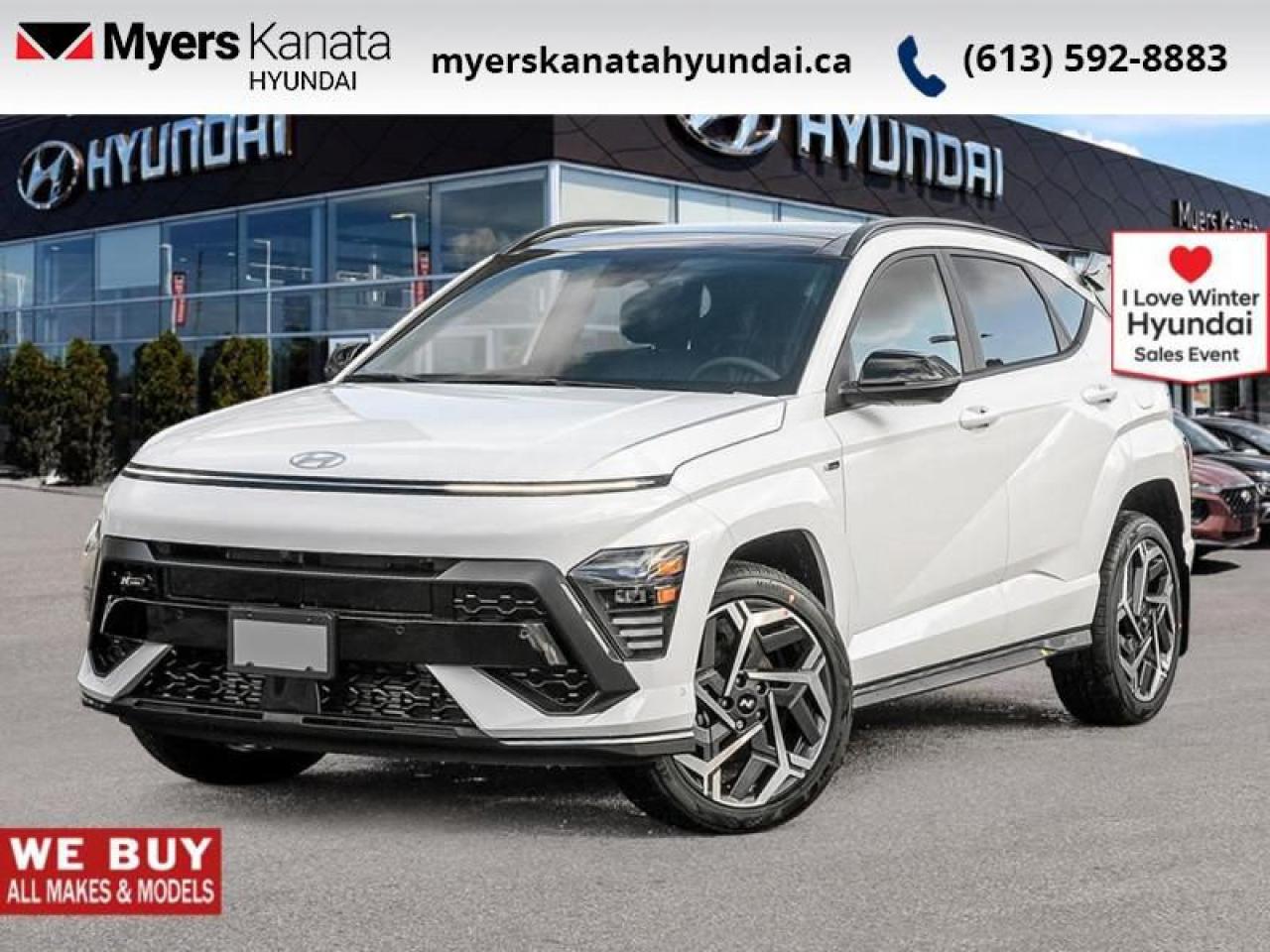 New 2025 Hyundai KONA N Line Ultimate AWD  - Cooled Seats - $141.37 /Wk for sale in Kanata, ON