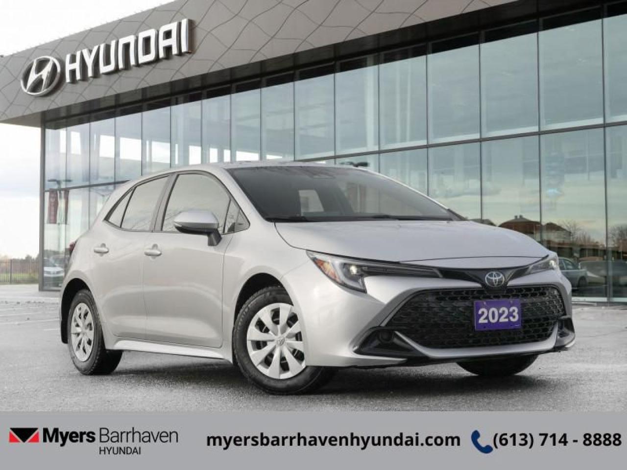 <b>Adaptive Cruise Control,  Apple CarPlay,  Android Auto,  Lane Keep Assist,  Lane Departure Alert!</b><br> <br>    Class leading efficiency, athletic performance, and cutting edge tech make this Corolla Hatchback a true game changer. This  2023 Toyota Corolla Hatchback is for sale today. <br> <br>With exhilarating performance and class-leading fuel efficiency, this Toyota Corolla Hatchback is a study in dynamic balance. Dont let that fool you though: this edgy and rule breaking hatchback is ready to revolutionize the hatchback segment. If you find yourself looking for the next big thing, this Corolla Hatchback is ready to help you find it.This  hatchback has 113,890 kms. Its  nice in colour  and is completely accident free based on the <a href=https://vhr.carfax.ca/?id=0EnE7tFm5HYDfQ6o/Y1sFKbb7ePnhwUW target=_blank>CARFAX Report</a> . It has an automatic transmission and is powered by a  169HP 2.0L 4 Cylinder Engine. <br> <br> Our Corolla Hatchbacks trim level is CVT. This energetic Corolla Hatchback comes loaded with an 8 inch infotainment system that features Apple CarPlay, Android Auto and wireless streaming audio capability. Additional features include automatic climate control, a 60/40 split folding rear seat, advanced voice recognition, a rear view camera with lane departure warning and lane keep assist, a smart key system with push button start, automatic high beam assist, forward collision warning, adaptive cruise control, LED lighting with high beam assist and much more! This vehicle has been upgraded with the following features: Adaptive Cruise Control,  Apple Carplay,  Android Auto,  Lane Keep Assist,  Lane Departure Alert,  Proximity Key,  Led Lights. <br> <br/><br>*LIFETIME ENGINE TRANSMISSION WARRANTY NOT AVAILABLE ON VEHICLES WITH KMS EXCEEDING 140,000KM, VEHICLES 8 YEARS & OLDER, OR HIGHLINE BRAND VEHICLE(eg. BMW, INFINITI. CADILLAC, LEXUS...) o~o