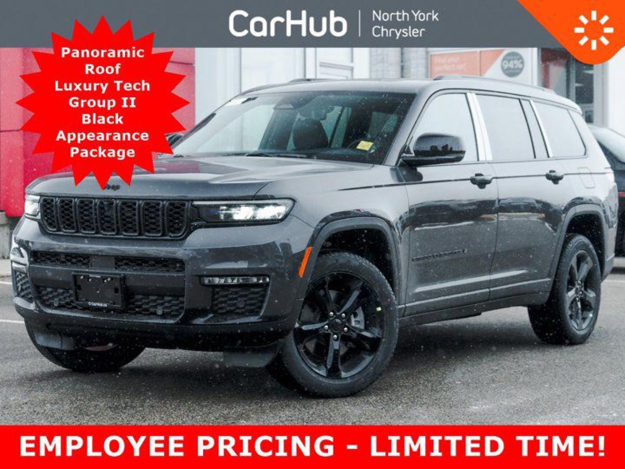 New 2025 Jeep Grand Cherokee L Limited Pano Roof Luxury Tech Group II Black Appearance Package for sale in Thornhill, ON