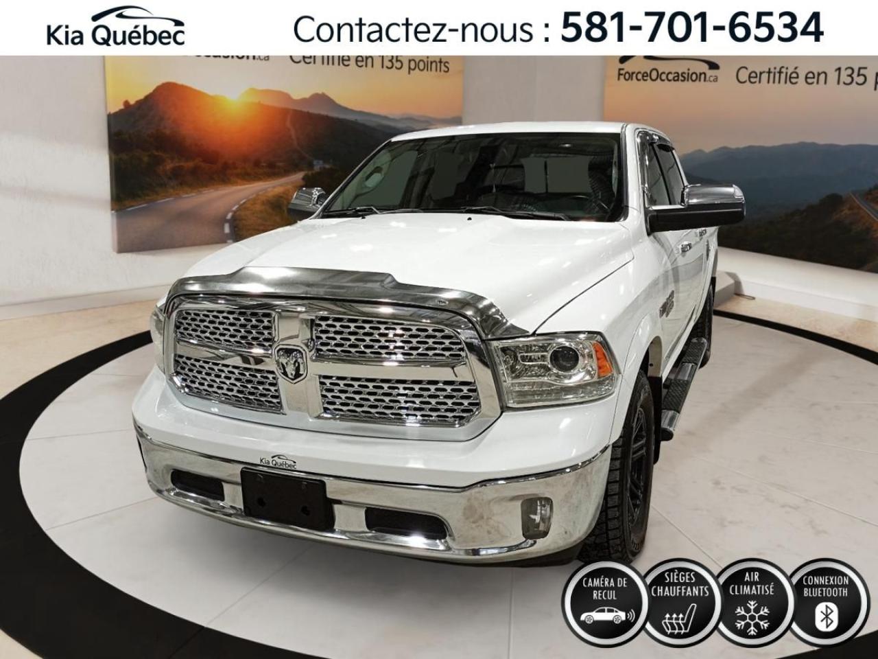 Used 2017 RAM 1500 Laramie *GPS *TOIT *CUIR *CARPLAY *A/C *BIZONE for sale in Québec, QC