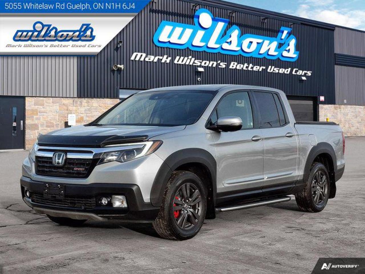 Used 2017 Honda Ridgeline Sport  AWD | Sunroof | Heated Seats | Adaptive Cruise | Power Seat | Rear Camera | Alloy Wheels and for sale in Guelph, ON