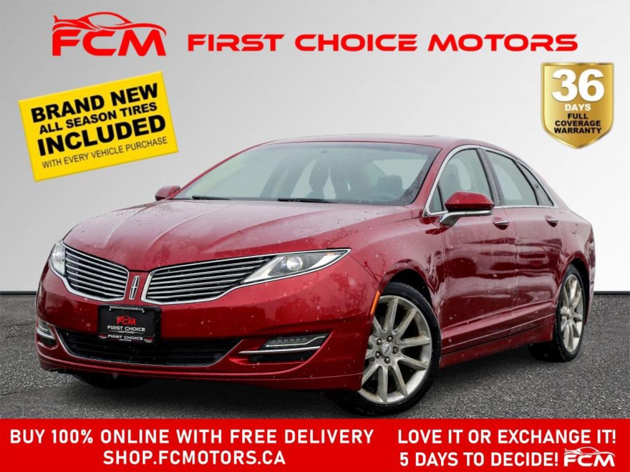 Used 2015 Lincoln MKZ AWD ~AUTOMATIC, FULLY CERTIFIED WITH WARRANTY!!!!~ for sale in North York, ON