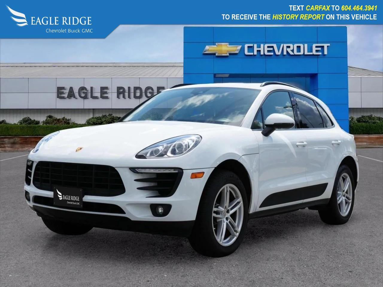 Used 2018 Porsche Macan Power driver seat, Power steering, Power windows, Rear reading lights, Remote keyless entry, Steering wheel mounted audio controls for sale in Coquitlam, BC