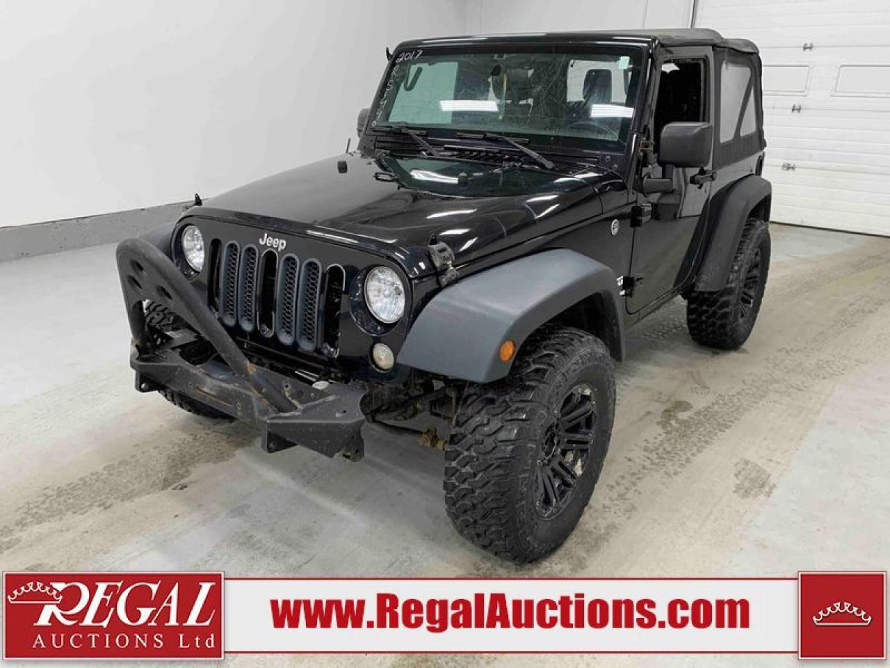 Used 2017 Jeep Wrangler SPORT for sale in Calgary, AB