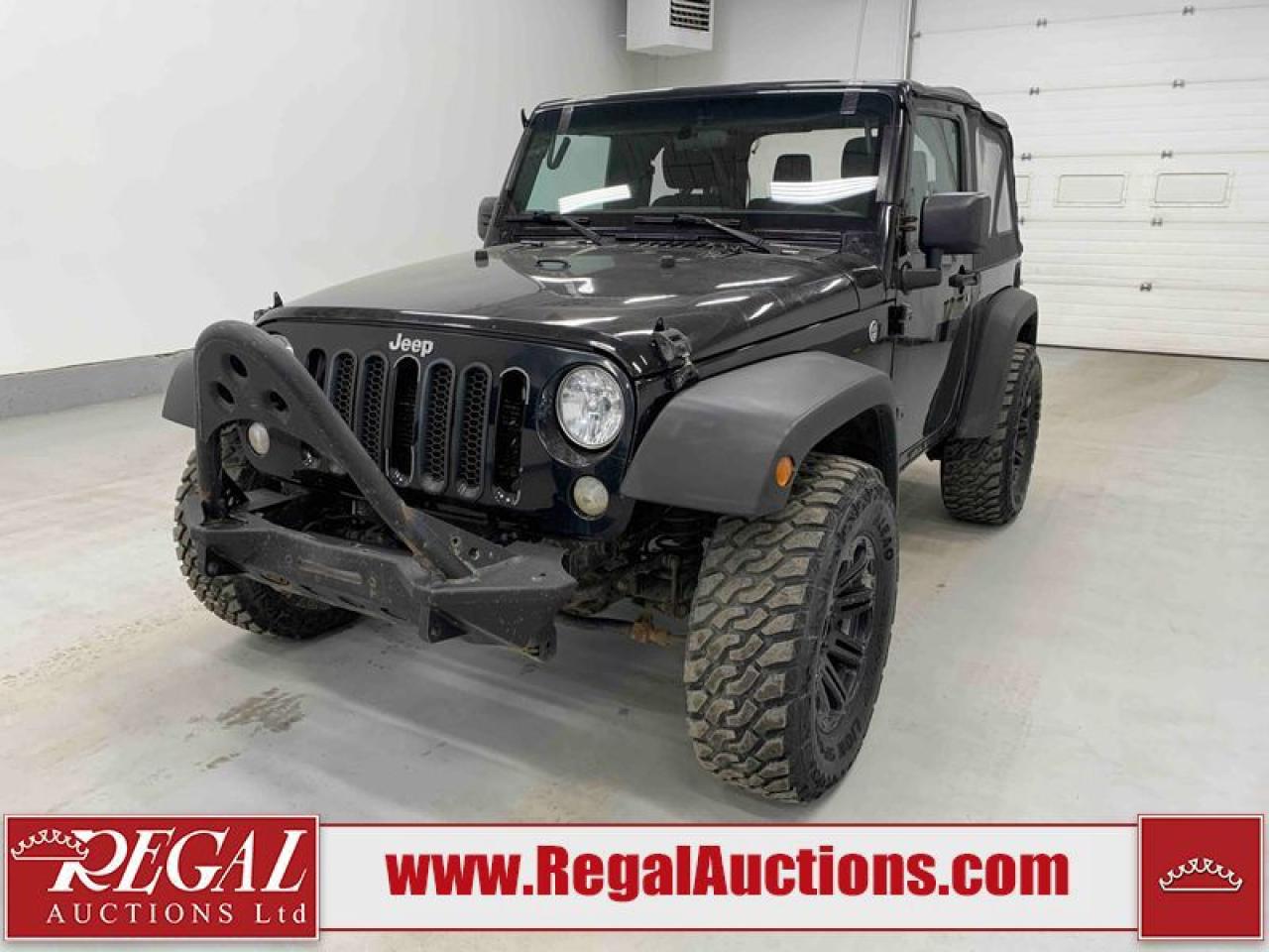 Used 2017 Jeep Wrangler SPORT for sale in Calgary, AB