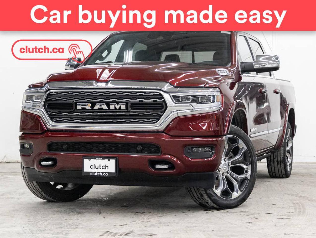 Used 2022 RAM 1500 Limited Crew Cab 4X4 w/ Apple CarPlay & Android Auto, Dual Zone A/C, Panoramic Sunroof for sale in Toronto, ON