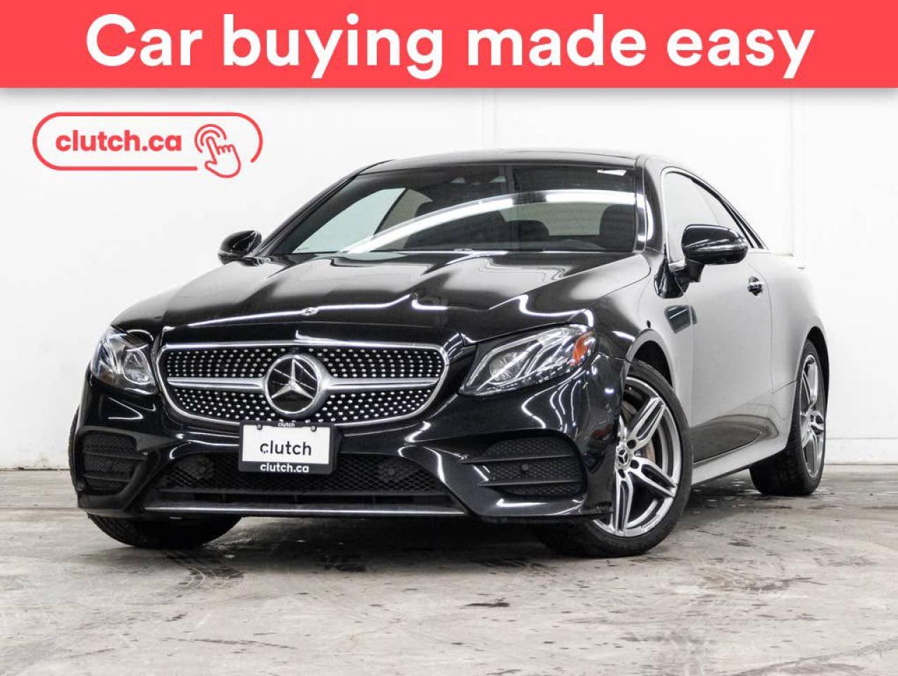 Used 2018 Mercedes-Benz E-Class E400 AWD w/ Apple CarPlay & Android Auto, Heated Front Seats, Rearview Camera for sale in Toronto, ON