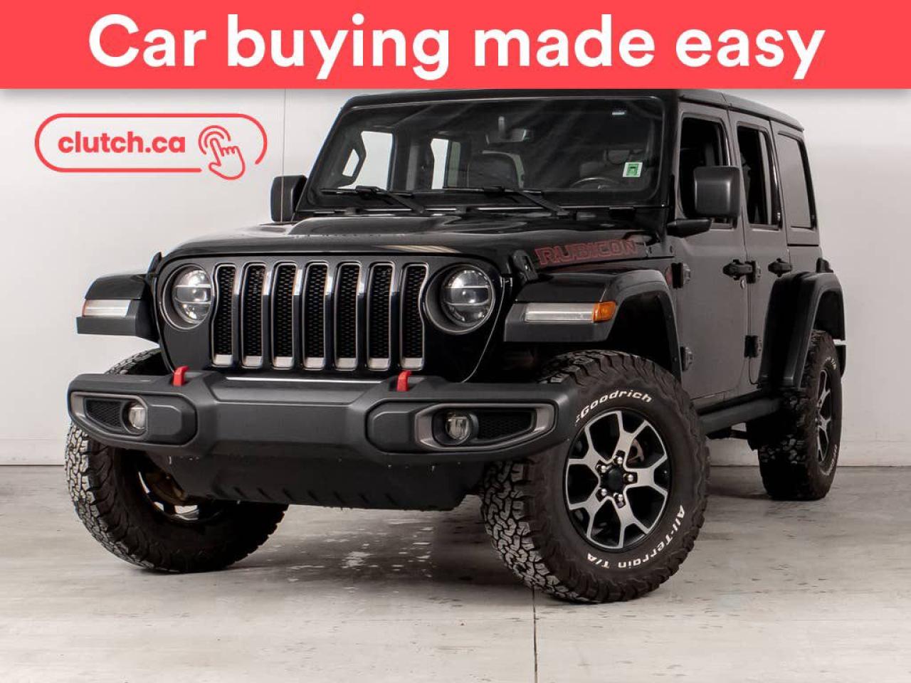 Used 2019 Jeep Wrangler Unlimited Rubicon w/ Leather, Nav, Backup Cam for sale in Bedford, NS