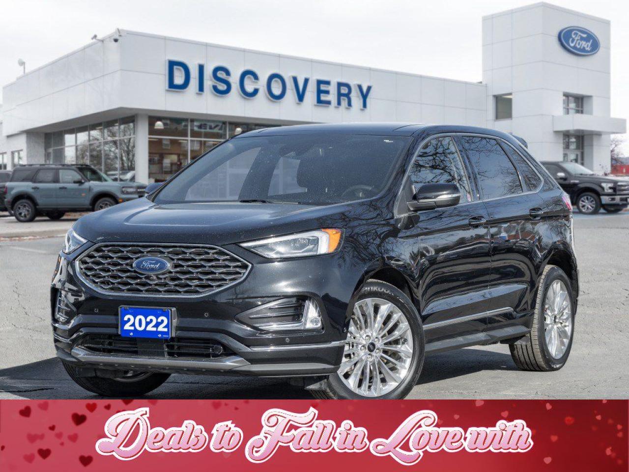 Used 2022 Ford Edge Titanium | AWD |ROOF |ADP CRUISE |ELITE PKG | 20s for sale in Burlington, ON