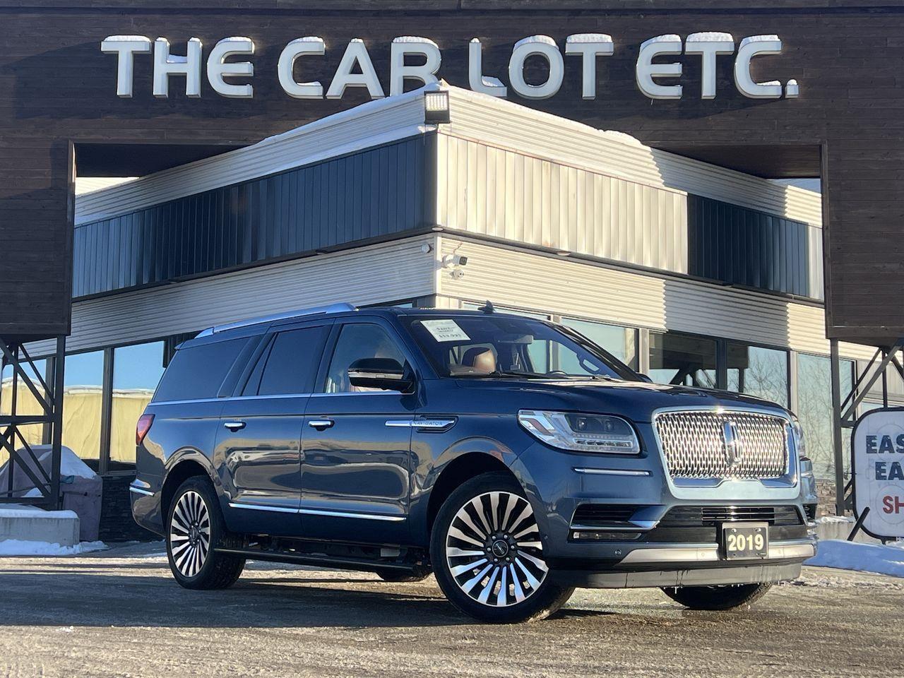 Used 2019 Lincoln Navigator L Reserve 3RD ROW 7 PASSENGER, APPLE CARPLAY/ANDROID AUTO, HEATED LEATHER SEATS, NAV, MOONROOF, SIRIUS XM! for sale in Sudbury, ON