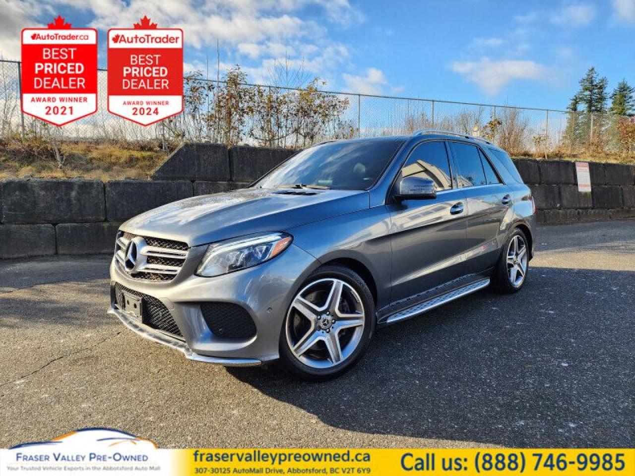 Used 2018 Mercedes-Benz GLE 400 4MATIC  - Sunroof -  Leather Seats for sale in Abbotsford, BC