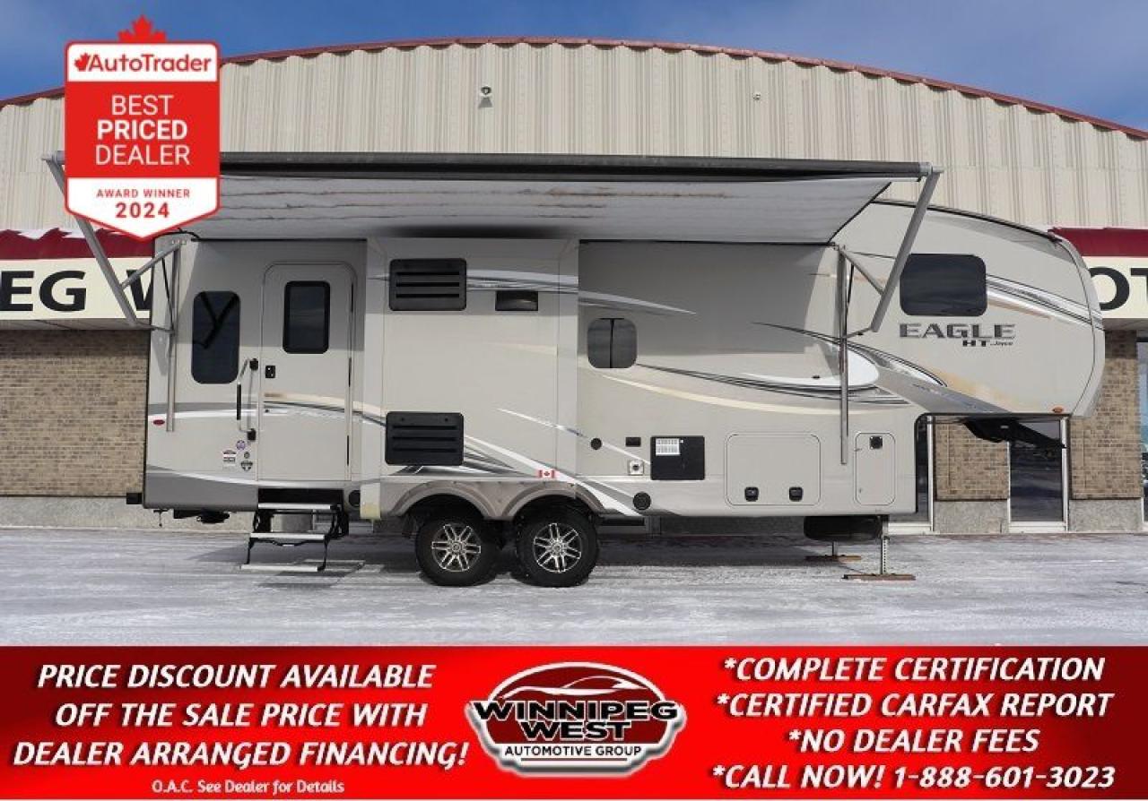 Used 2018 Jayco Eagle ht 24.5CKTS 29.5FT 3 SLIDE, REAR LOUNGE, SUPER LIGHT! for sale in Headingley, MB