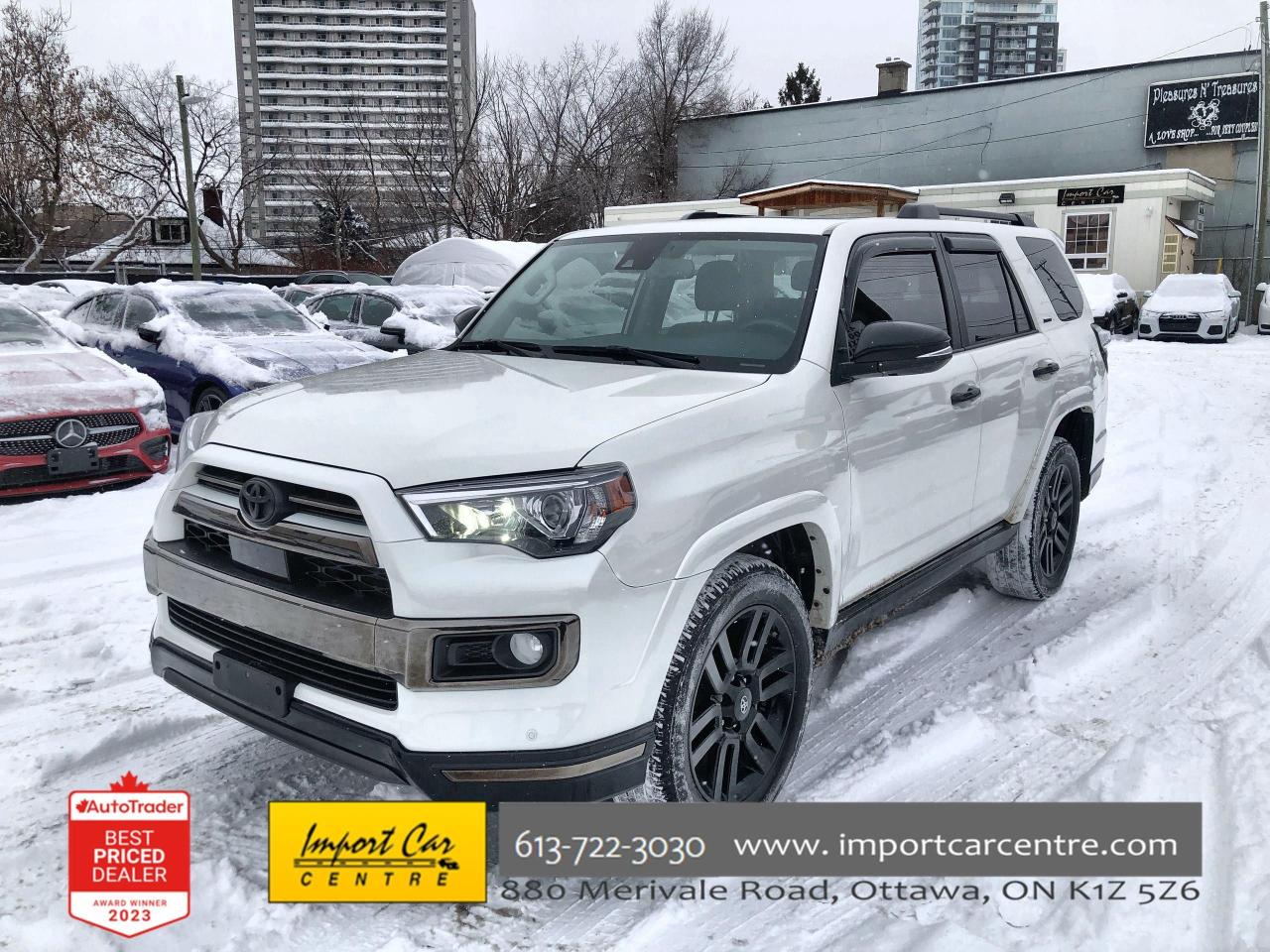 Used 2020 Toyota 4Runner NIGHT SHADE, 7 PASS, LEATHER, ROOF, HTD. & COOLED for sale in Ottawa, ON