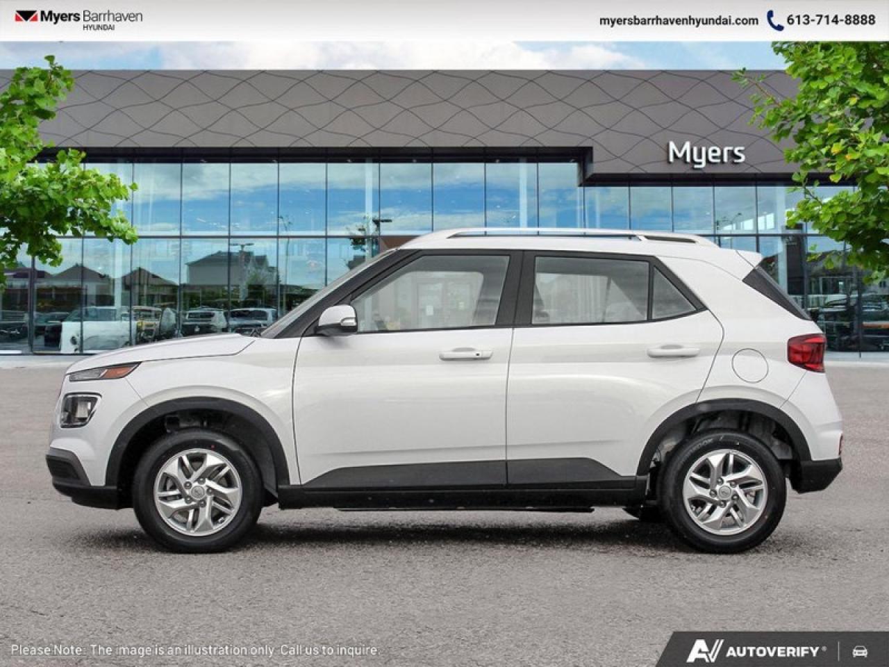 2025 Hyundai Venue Preferred IVT  - Heated Seats - $183 B/W Photo2