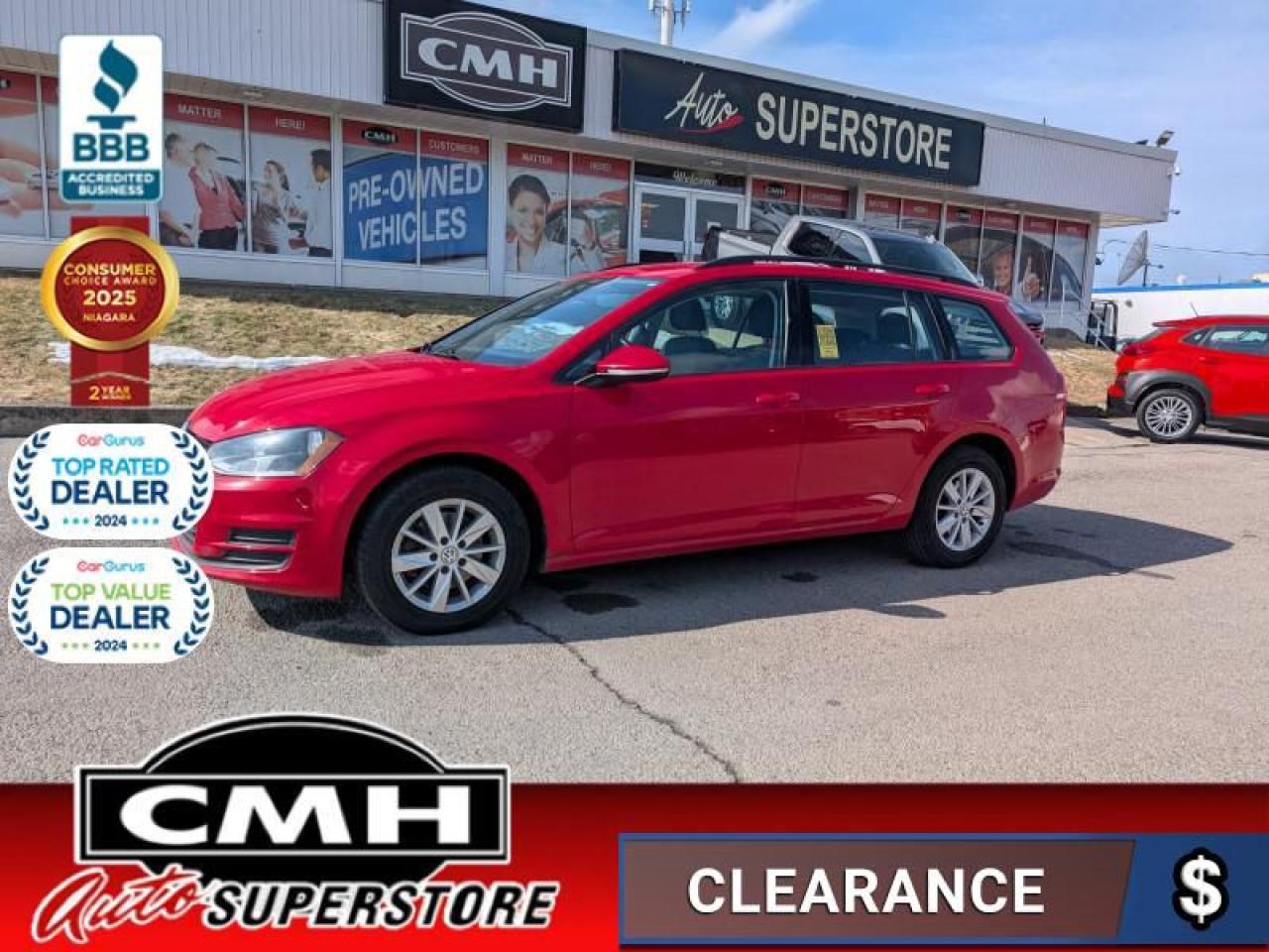 2015 Volkswagen Golf Sportwagen Comfortline  **LOW KMS**