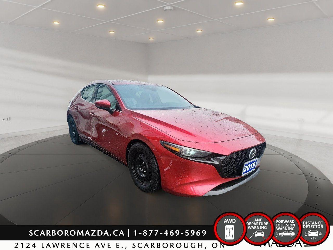 Used 2019 Mazda MAZDA3 AWD|HATCHBACK|WINTER TIRES|NAV|SUNROOF|LEATHER for sale in Scarborough, ON