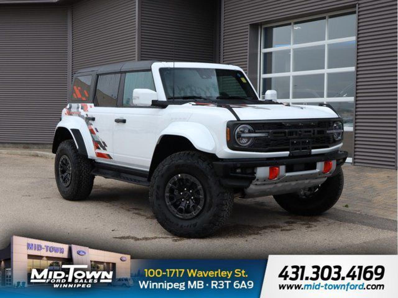 New 2024 Ford Bronco Raptor | Adaptive Cruise | G.O.A.T Modes for sale in Winnipeg, MB